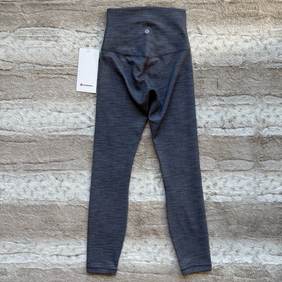 Lululemon Align Pant Il Mini Heathered Herringbone Heathered Black White/Black - Picture 5 of 13